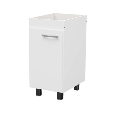 BAJOMESADA ORLANDI BL 614 PREMIUM - BLANCO, 1 PUERTA, 1 ESTANTE