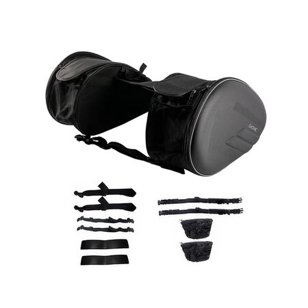 Bolso Doble Para Sillín de Moto Lateral Gadnic Impermeable 
