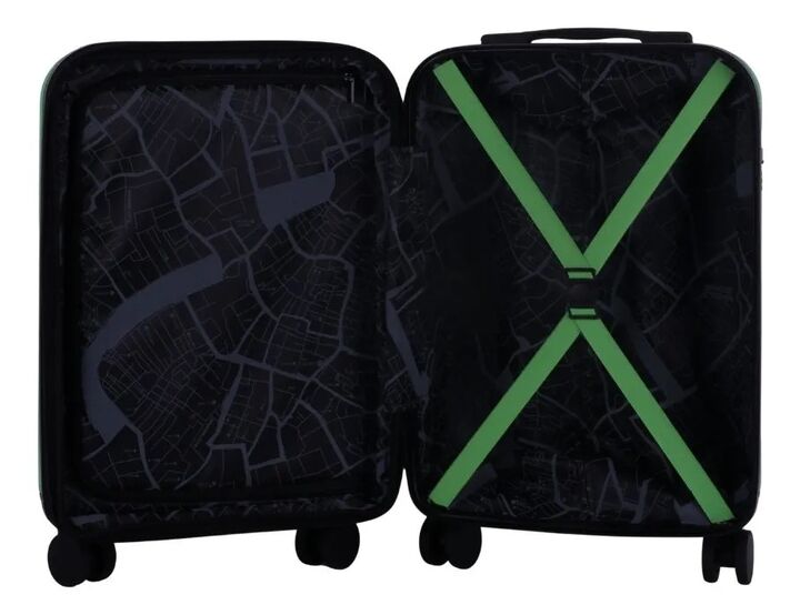 Valija Wanderlust Hard Abs 20 Pulg Expandible Verde 41108 - Vista 4