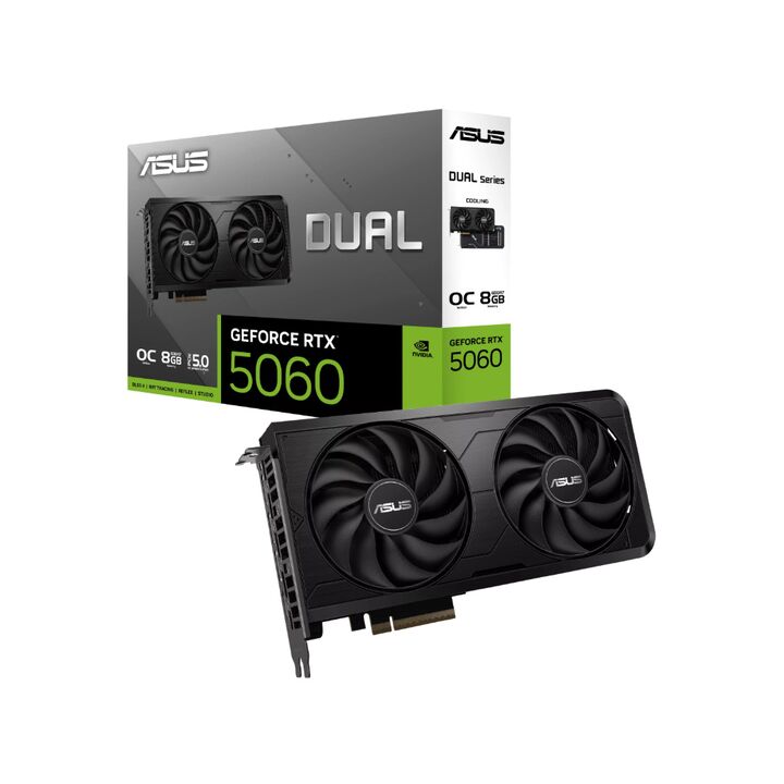 Placa de Video Asus 8GB RTX5060 Dual Evo Oc GDDR7 - Vista 1