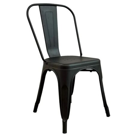 SILLA METALICA TOLIX NEGRO MATE