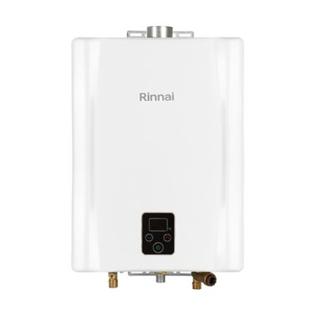 CALEFON RINNAI 21 LTS TN FORZADO GAS NATURAL BLANCO SIN LLAMA  - 4603494