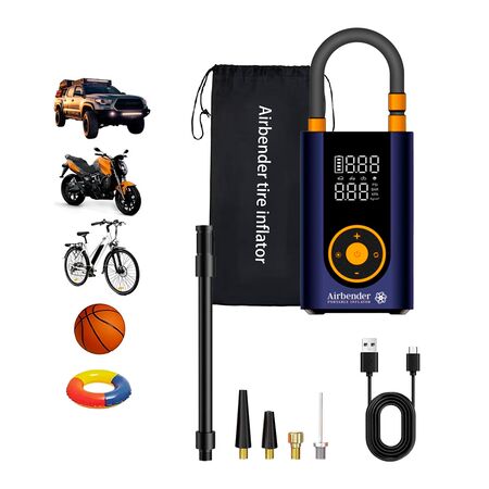 Inflador Compresor de Aire PowerBank Portatil Compacto Airbender