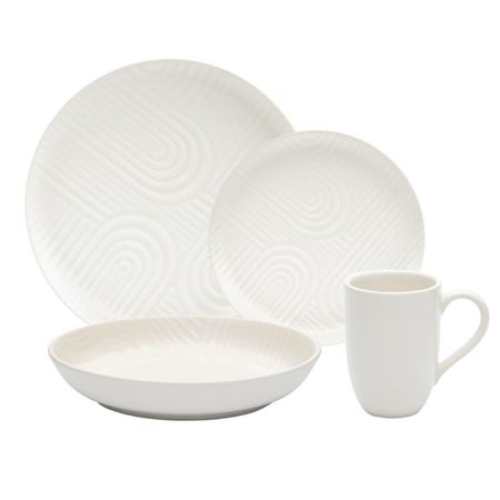 Juego de vajilla Platos x 24 Piezas Zen para 6 personas