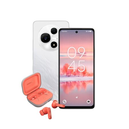 Combo TCL 60 Pro NXTPAPER 8+512GB Alps White + Moto Buds Guitar Peach Pink