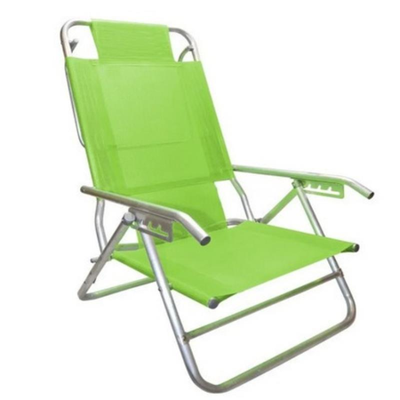 Reposera Silla Aluminio 5 Posiciones Coversol