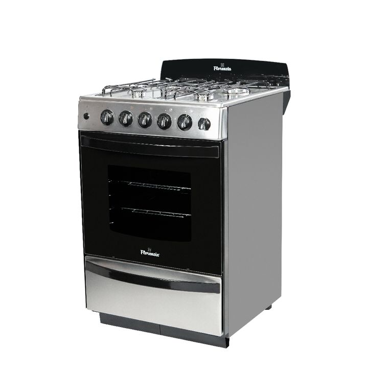 Cocina Florencia 5538 Acero Inoxidable Multigas Encendido Electronico Luz - Vista 9