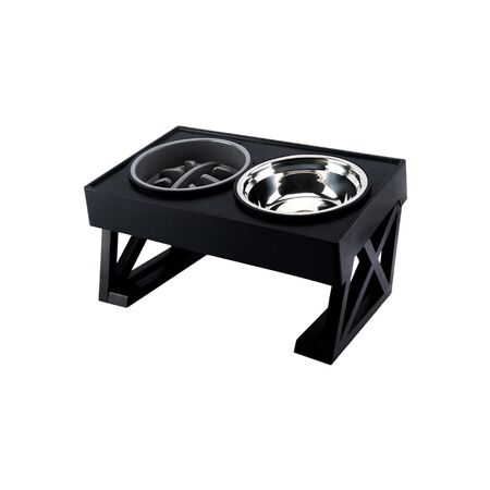 Cuenco Elevado Mueble para Mascotas Gadnic PET09 Platitos de Agua y Comida