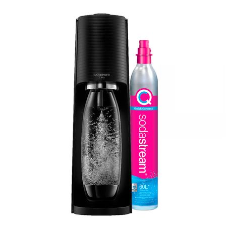 Sodastream Terra Maquina Soda Gasificadora Cilindro Incluido - Negro