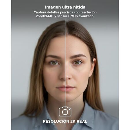 Cámara Web 2K Gadnic con Micrófono