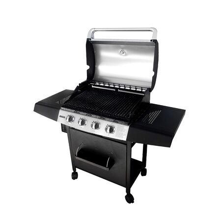 Parrilla A Gas Bram-metal 4 Quemadores Con Tapa 65x44cm 21646/1