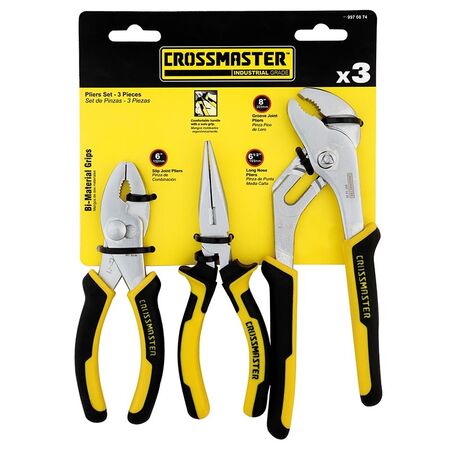 Set Pinzas 3 Pcs Crossmaster