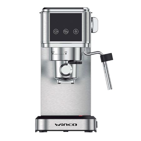 Cafetera Express Winco W1923 con Espumador apto capsulas