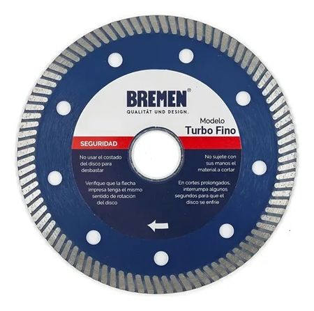 Disco Diamantado Bremen 7 Pulgadas para Corte Metal
