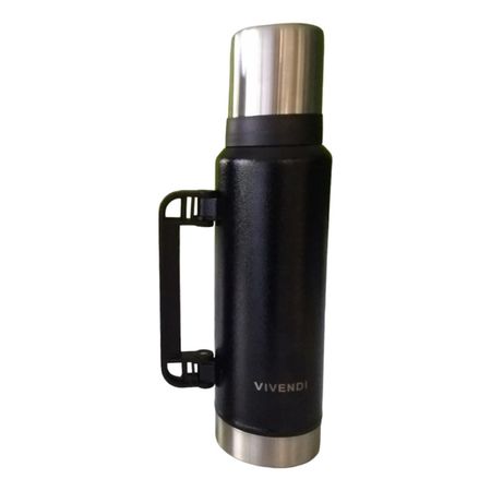 Termo Vertedor Vivendi 1200ml Acero Inox Negro Libre Bpa