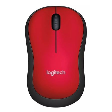 Mouse Logitech M185 Wireless Rojo