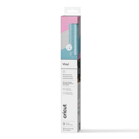 Vinilo Adhesivo Permanente Cricut Shimmer Cotton Candy 3 Laminas 2011518