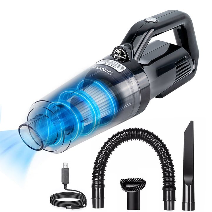 Aspiradora De Mano Gadnic 120W 9000Pa Inalambrica Bateria 2000mAh Filtro HEPA Carga USB Bajo Ruido Auto Hoga - Vista 1