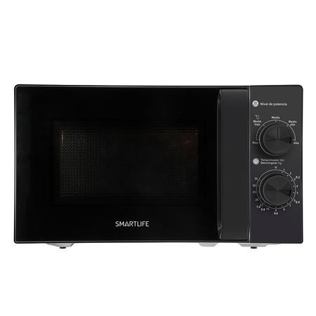 Microondas Smartlife MWO20MMB Mecanico  Negro 20L