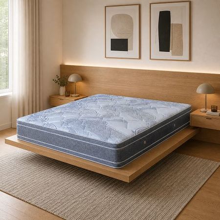 Colchon Espuma 2 Plazas Ayfa Supremo Dual Euro 130x190x28 160kg