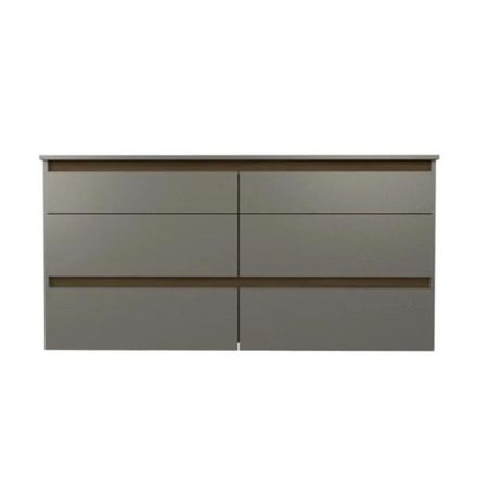 Comoda DS Home 6 Cajones Gris 128x67x45 cm