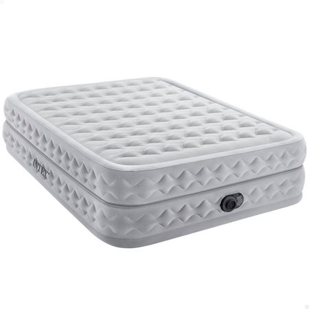 Colchon Inflable Eléctrico Intex Dura Beam 2 Plazas Supreme Lavadoras De Alta Presión Gris 220v