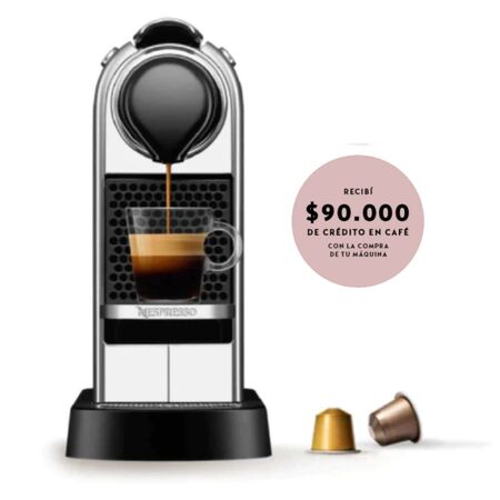 Cafetera Nespresso Citiz Silver C113-AR-SI-NE2