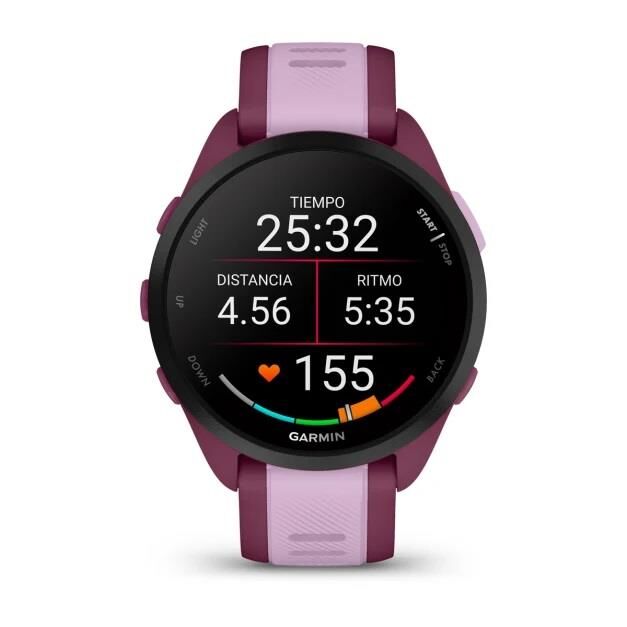 Reloj Garmin Forerunner 165 Music Fuchsia Coral Berry Lilac - Vista 4