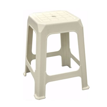 Banqueta Plastica Blanca Titan