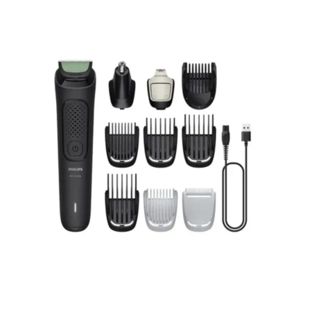 multigroom all in one philips mg3931/15 con 10 accesorios