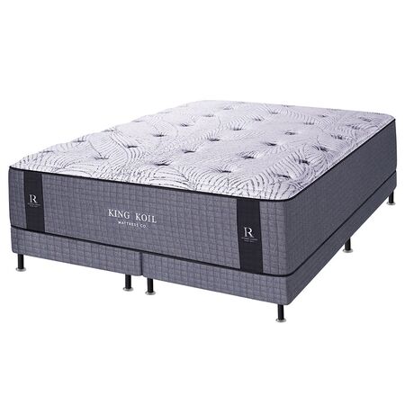 Colchon Lexington Gris Sommier Reserve Luxury King Koil Resortes 200X200