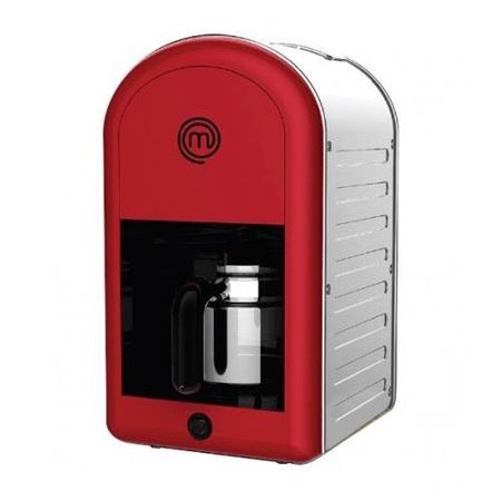 CAFETERA MASTERCHEF HFC5001 SEMI AUTOMATICA 12 POCILLOS FILTRO PERMANENTE 1000 W ROJA