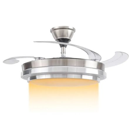Ventilador de Techo Kanjihome Retráctil 65w Silver KJH-CFHB001SL