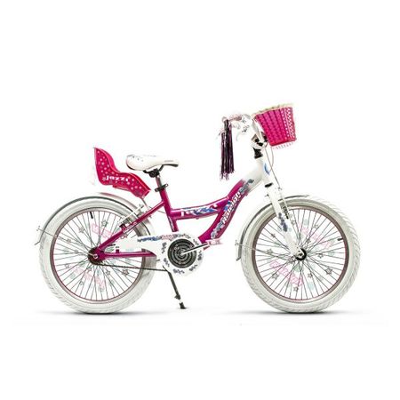 Bicicleta Raleigh JAZZI- R.20"- Blanco/Rosa- Frenos V-Brake- 1Vel