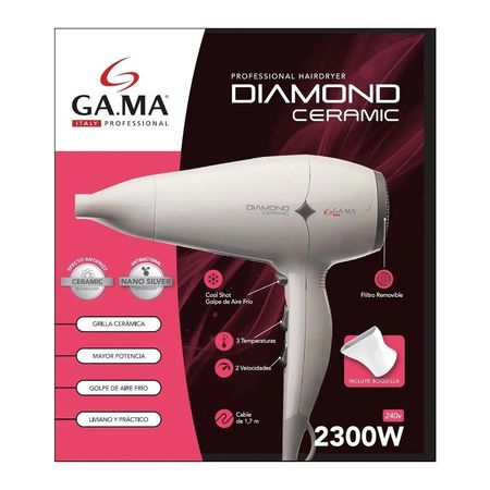 SECADOR DE PELO GAMA DIAMOND CERAMIC (DIAMOND STD)