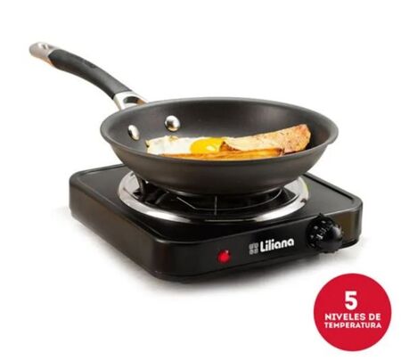 Anafe Electrico 1 Hornalla A911 Negro Liliana