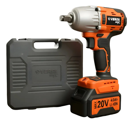 Llave Impacto Bateria Brushless 500nm Versa Max Krlla1904 4a Naranja 50 Hz