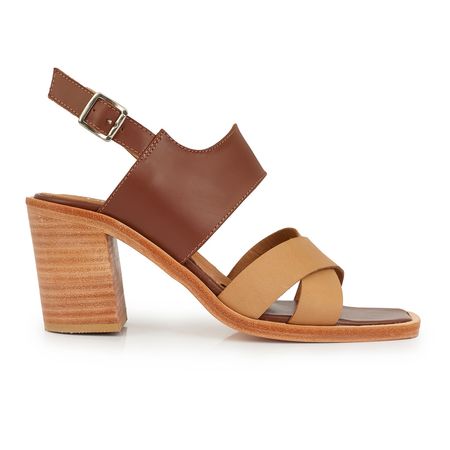 SANDALIA BADI MARRON