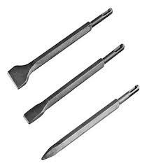 Set Einhell de 3 Cinceles SDS 250mm para Hormigón