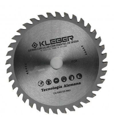 Sierra circular widia 178mm 48 dientes Kleber FOX10470