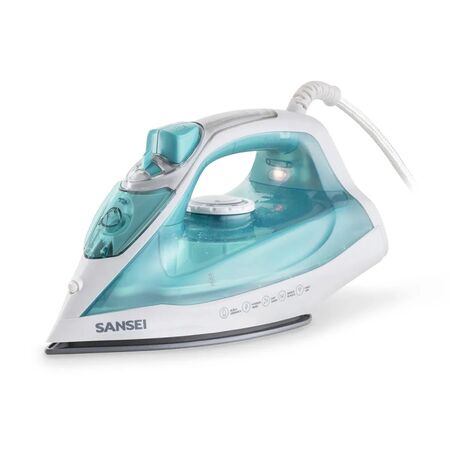 Plancha a Vapor Sansei 1800W Suela de Cerámica PVS6550N