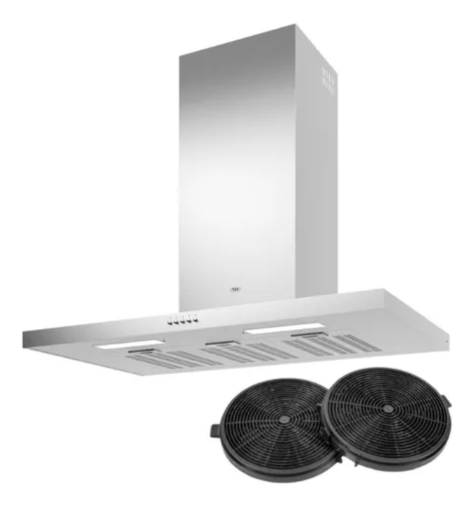 Campana Extractor Nihuil 60cm Sin Salida 3 Veloc. C/luz Tst Plateado - Vista 1