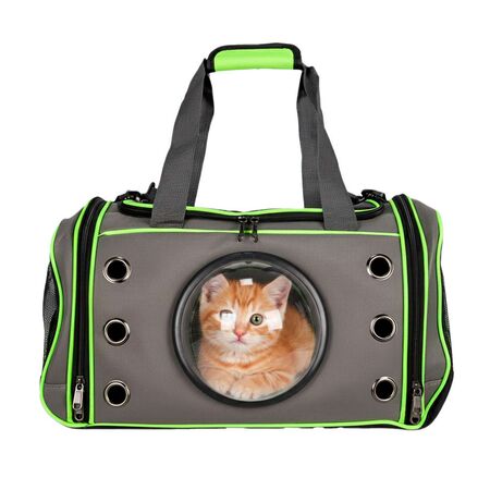 Bolso Transportador de Mascotas Gadnic con Cápsula Ventana 360°