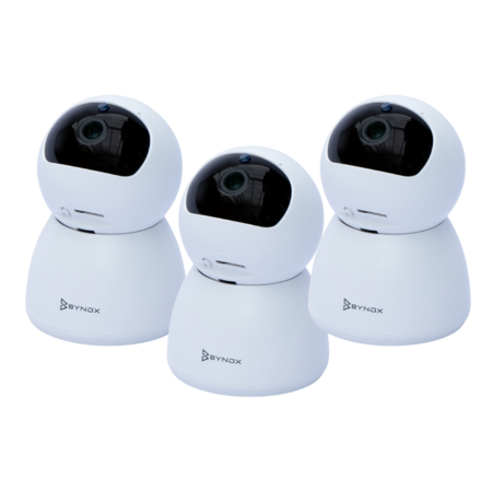 Kit x3 Cámaras de Seguridad WIFI Hd Bynox AI-CAMINT-18
