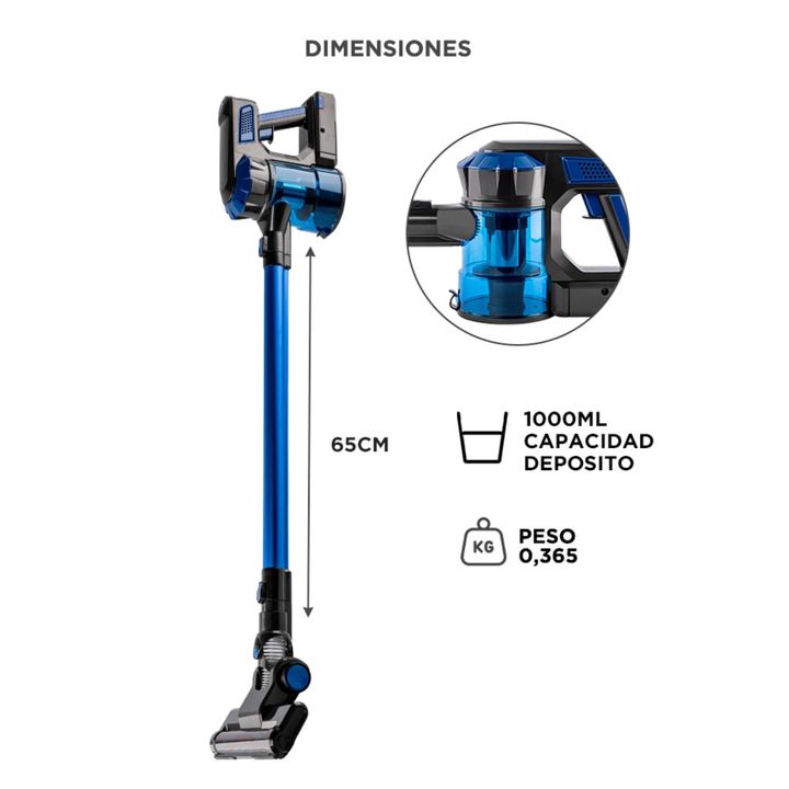 Aspiradora Inalambrica de Mano VC13 Gadnic 2 en 1 1L - Vista 6