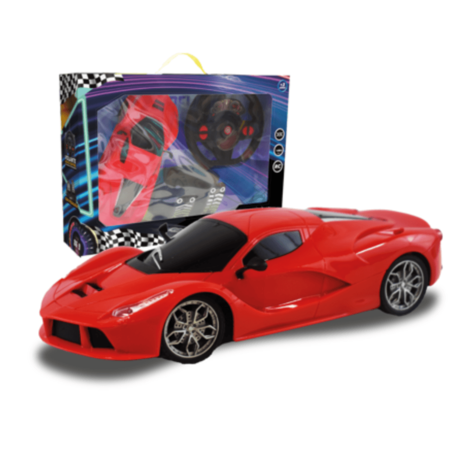 Auto Radio Control Isakito C/Pedal Speed Rojo