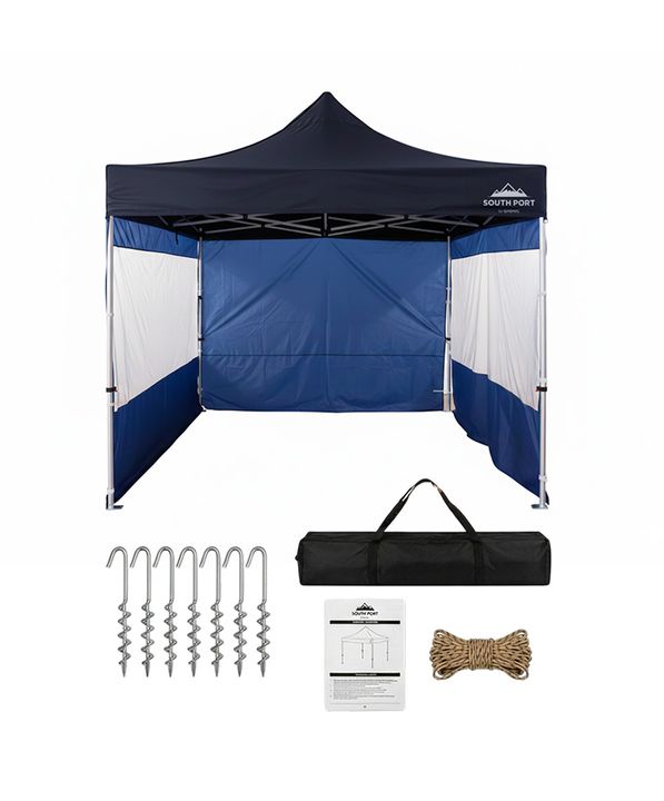 Gazebo Plegable Gadnic 3x3 Aluminio Estructura Hexagonal Impermeable - Vista 7