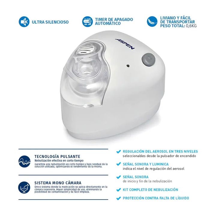 Nebulizador Ultrasónico Aspen NU320FE PLUS - Vista 5