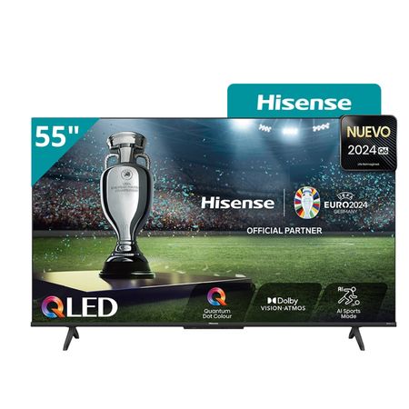 Smart TV 55" Hisense QLED 4K Google TV 55Q6N