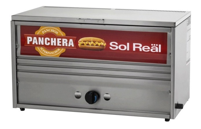 Panchera A Gas Sol Real Mediana Acero Inox 72 Cm - Vista 1